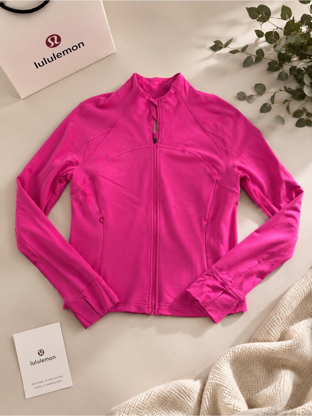 lululemon athletica Hot Pink Zip-Up Jacket - Picture 3 of 7